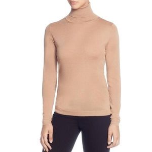 Tahari blush pink turtle neck